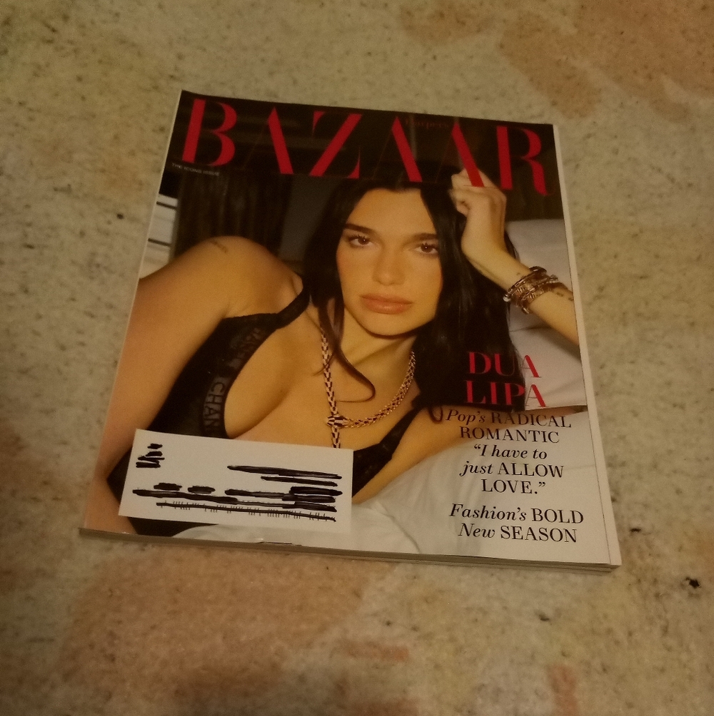 Harper's Bazaar Magazine The Icons Issue Dua Lipa September 2025